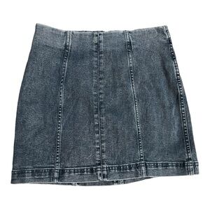 Newbury Kustom Denim Mini Skirt - Blue